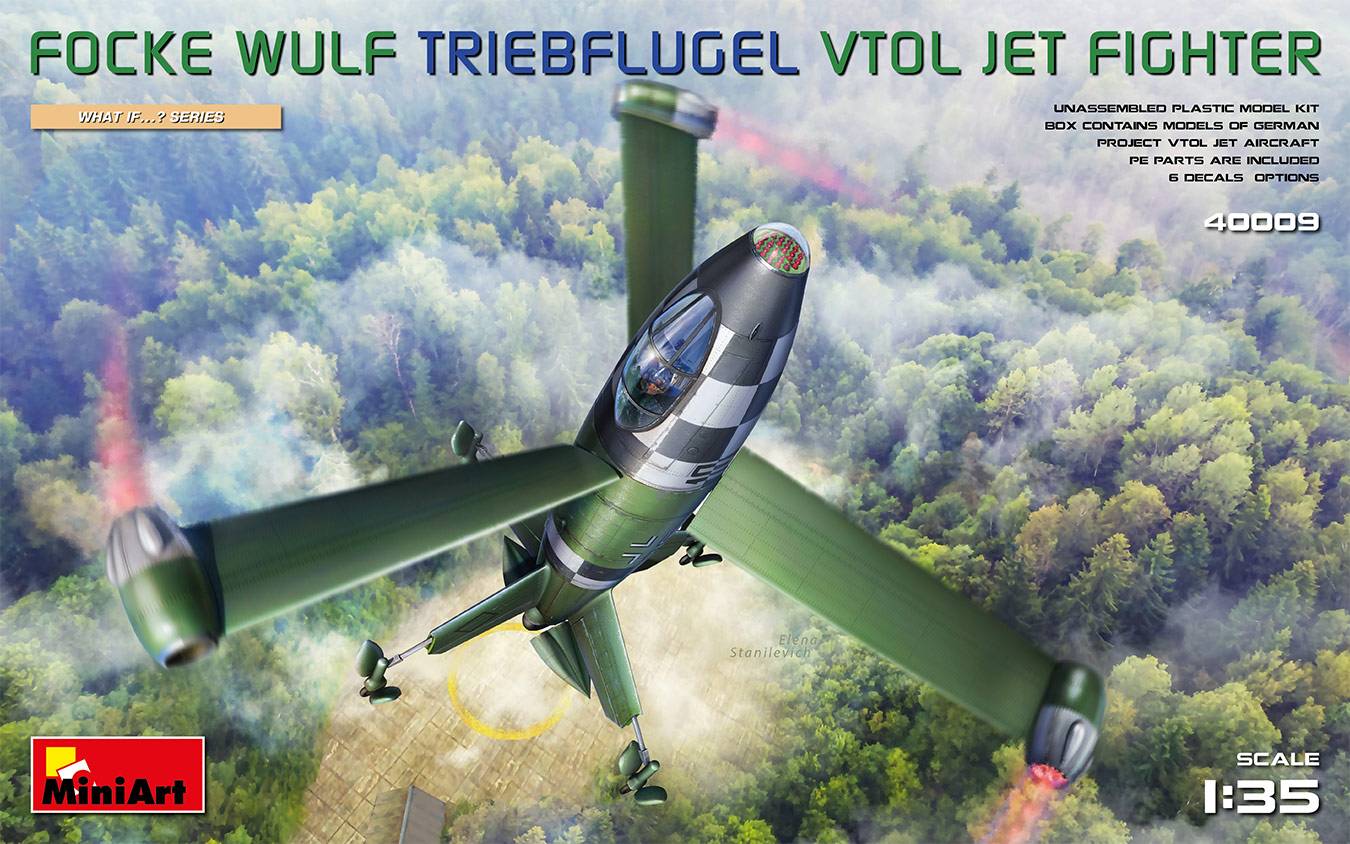 FOCKE WULF TRIEBFLUGEL VTOL JET FIGHTER