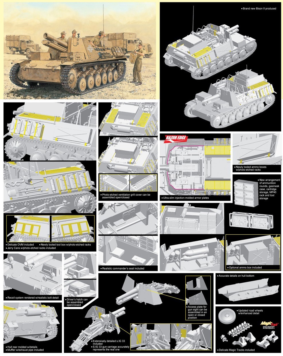 Bison II 15cm s.IG 33 (Sf1.) auf Pz.Kpfw.II. – Image 9