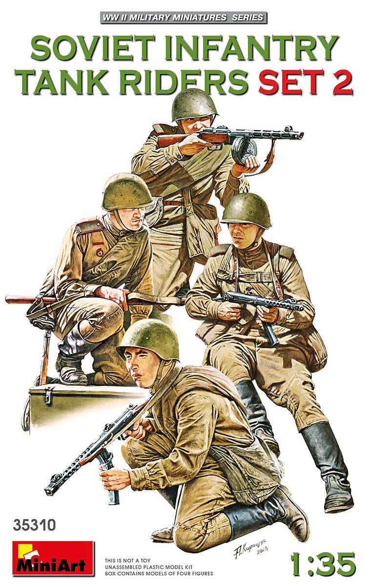 SOVIET INFANTRY TANK RIDERS SET 2
