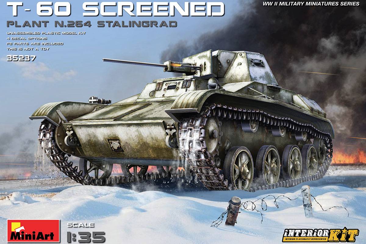 T-60 SCREENED (PLANT NO.264 STALINGRAD) INTERIOR KIT