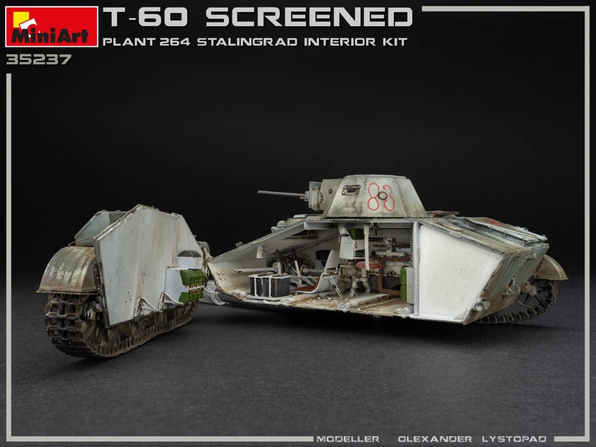 T-60 SCREENED (PLANT NO.264 STALINGRAD) INTERIOR KIT – Image 8