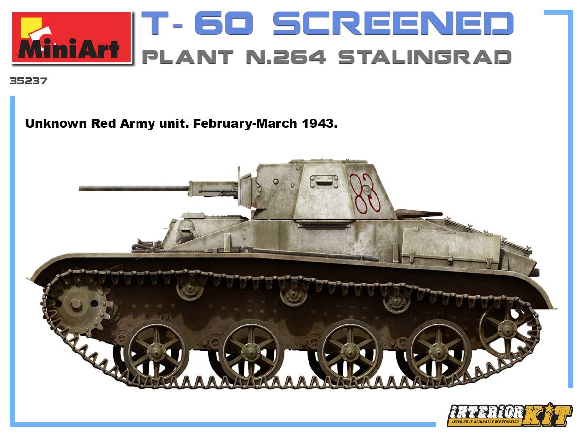 T-60 SCREENED (PLANT NO.264 STALINGRAD) INTERIOR KIT – Image 20