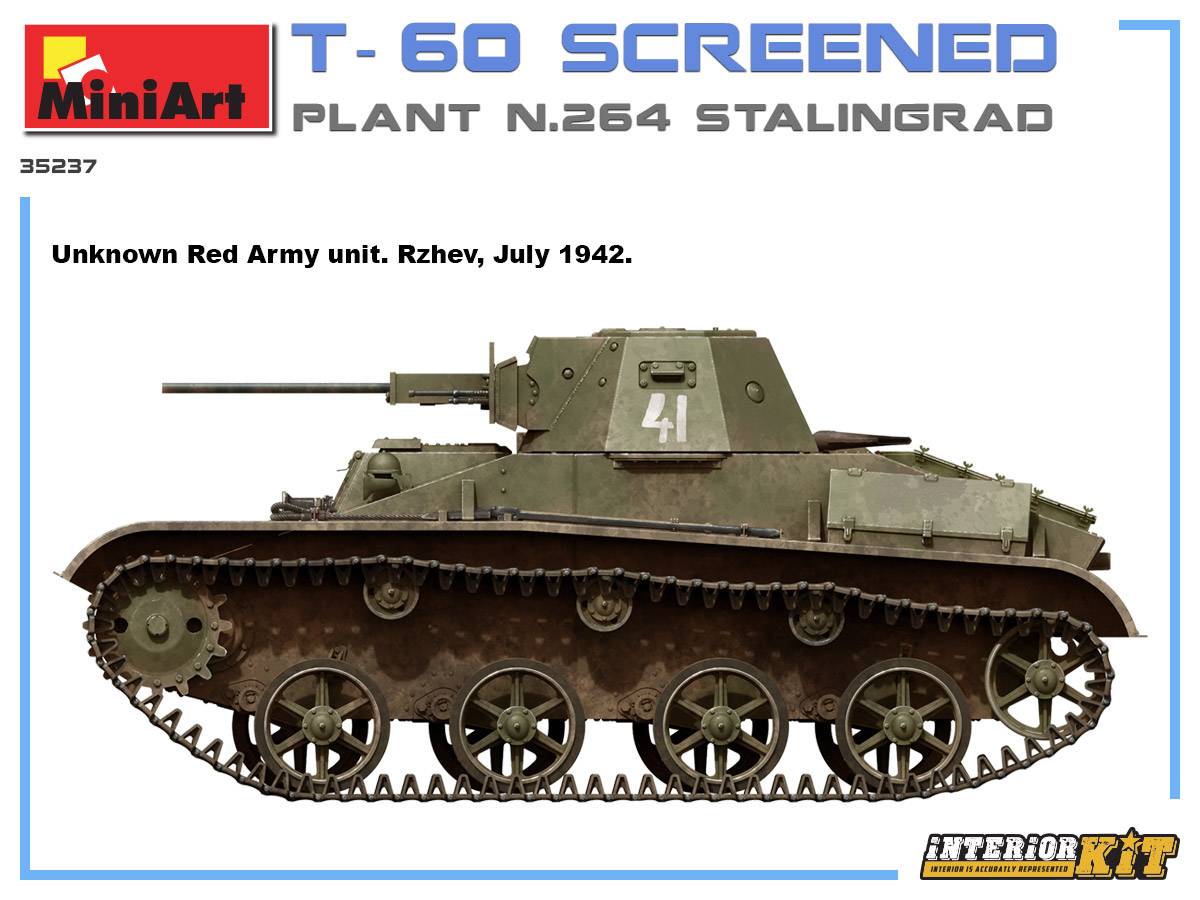 T-60 SCREENED (PLANT NO.264 STALINGRAD) INTERIOR KIT – Image 21