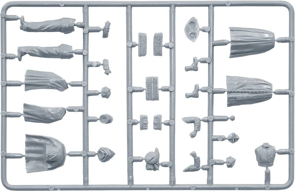 FRENCH CIVILIANS ’30-’40s. RESIN HEADS – Image 3