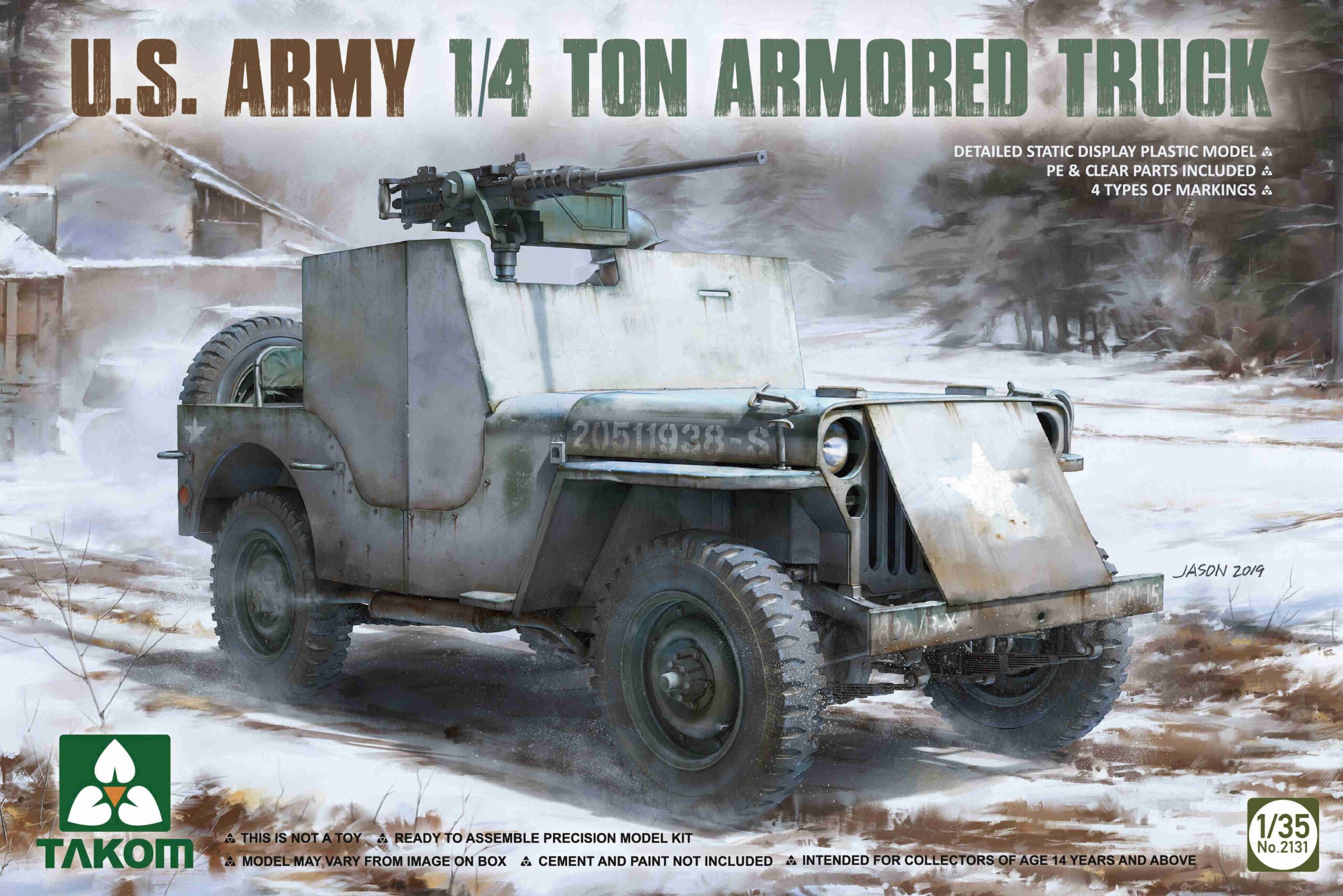 U.S. Army 1/4 ton armored truck