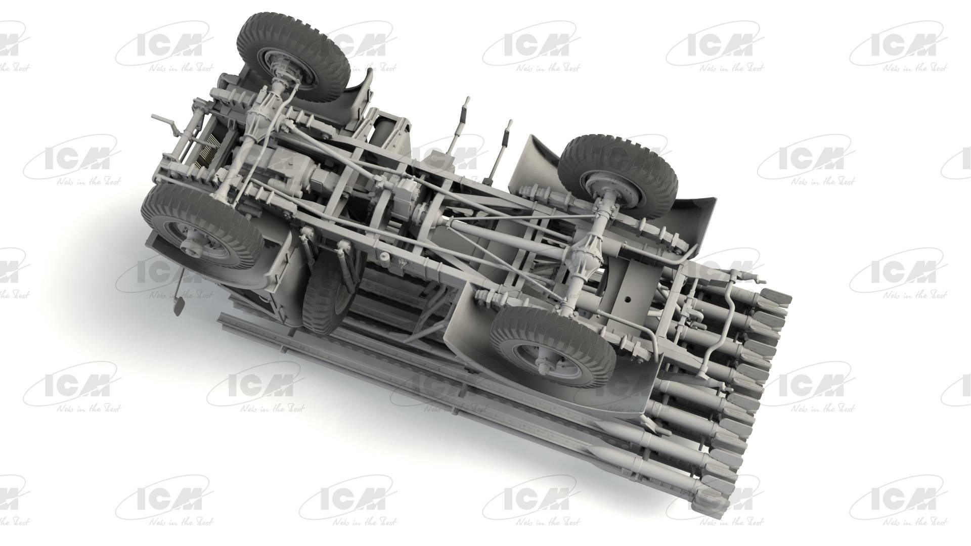 BM-13-16 on W.O.T. 8 chassis WWII Soviet MLRS – Image 5