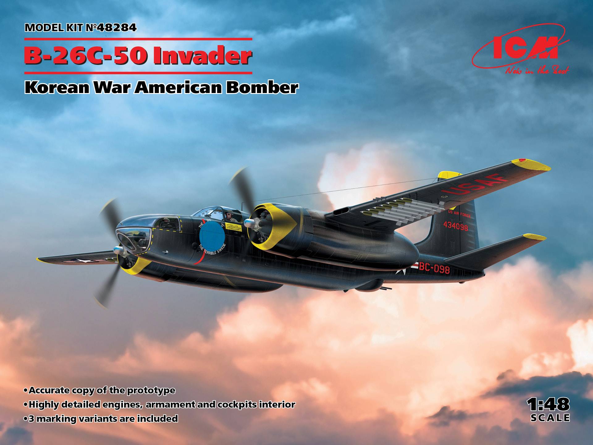 B-26С-50 Invader Korean War American Bomber