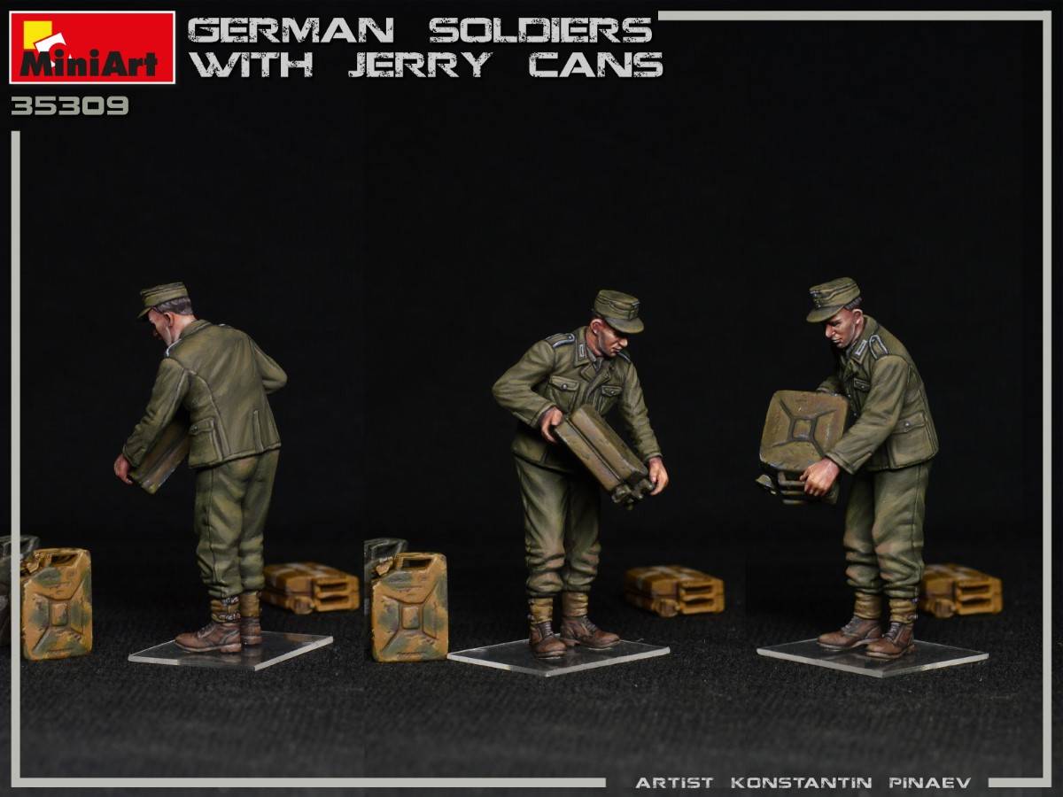 GERMAN SOLDIERS WITH JERRY CANS – Image 5