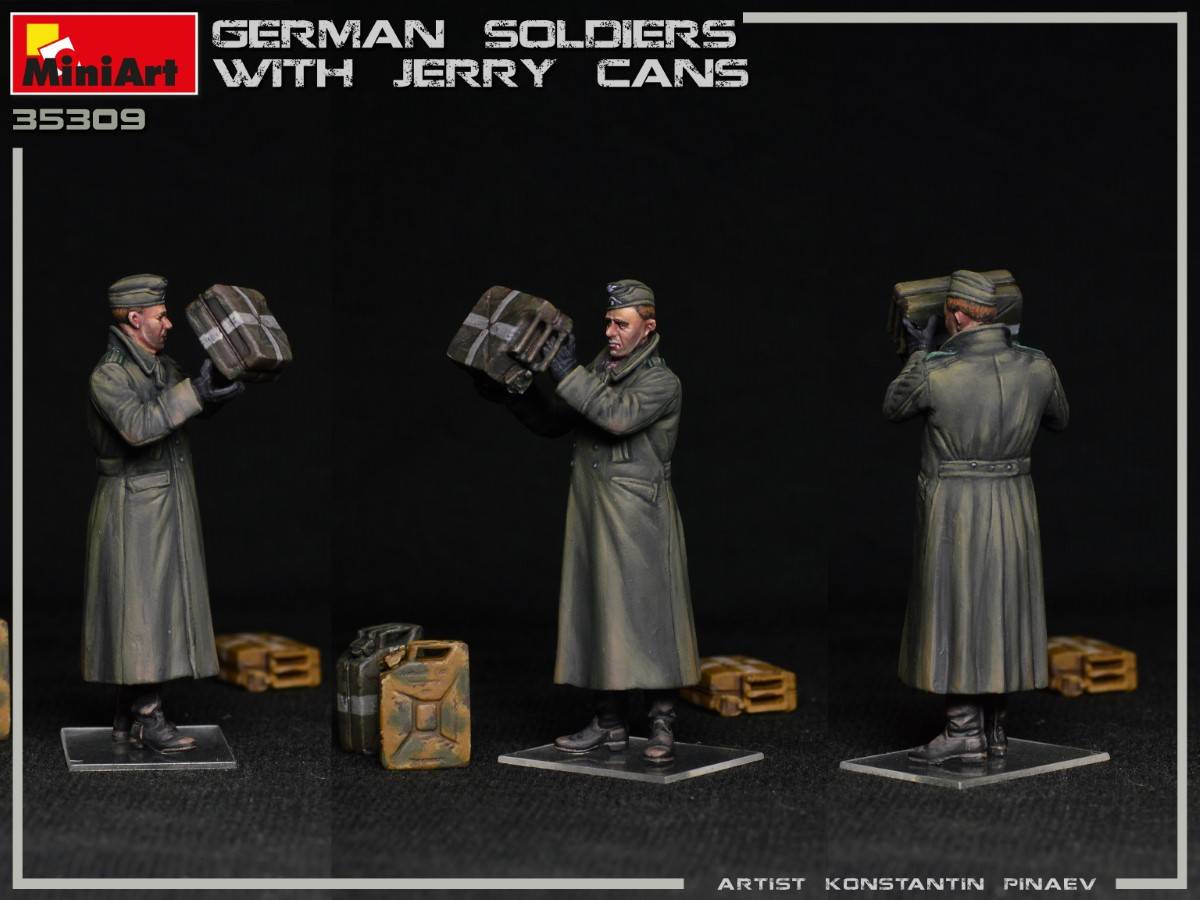 GERMAN SOLDIERS WITH JERRY CANS – Image 6