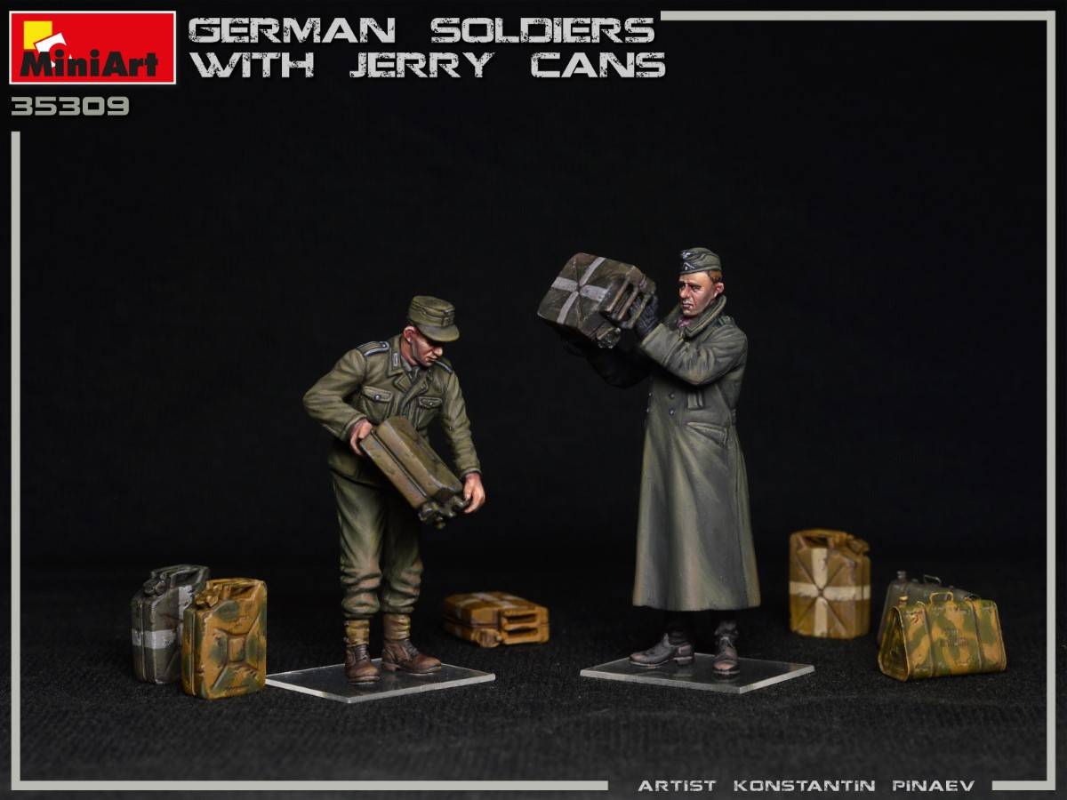 GERMAN SOLDIERS WITH JERRY CANS – Image 2