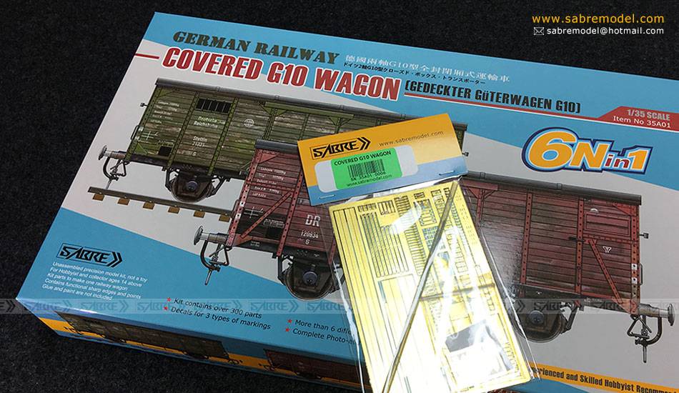 GERMAN RAILWAY COVERED G10 WAGON – Image 2