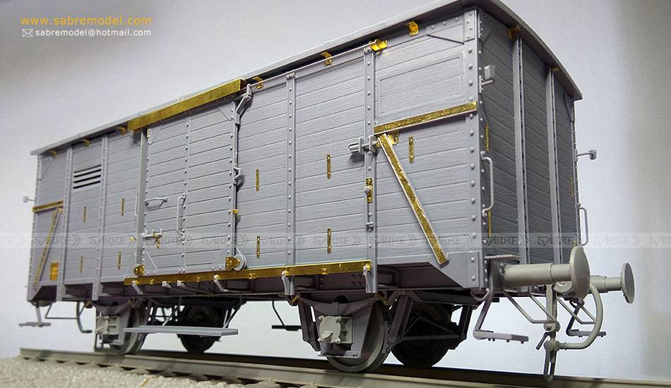 GERMAN RAILWAY COVERED G10 WAGON – Image 3