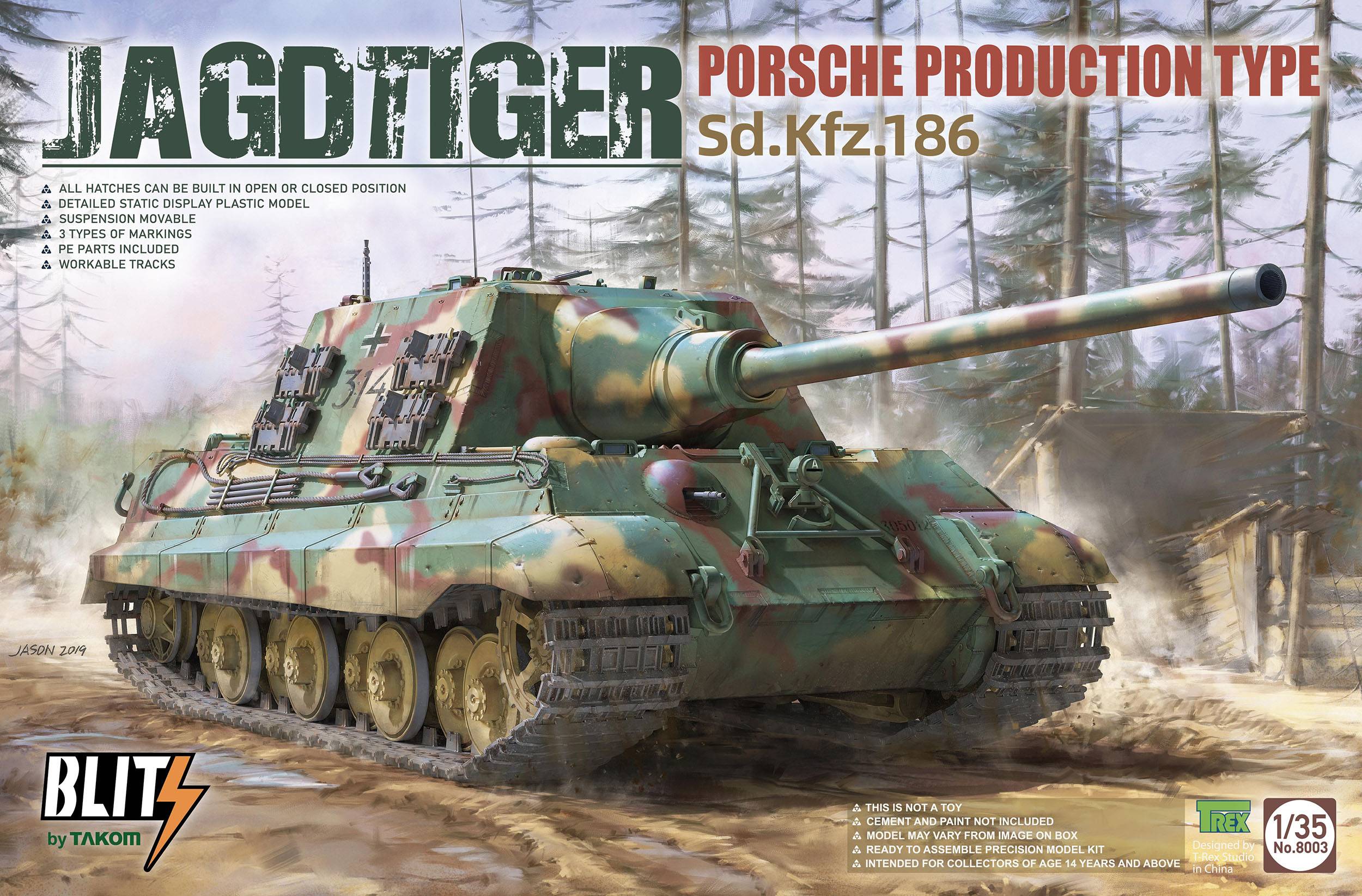 JagdTiger Sd.Kfz. 186 Porsche Production Type