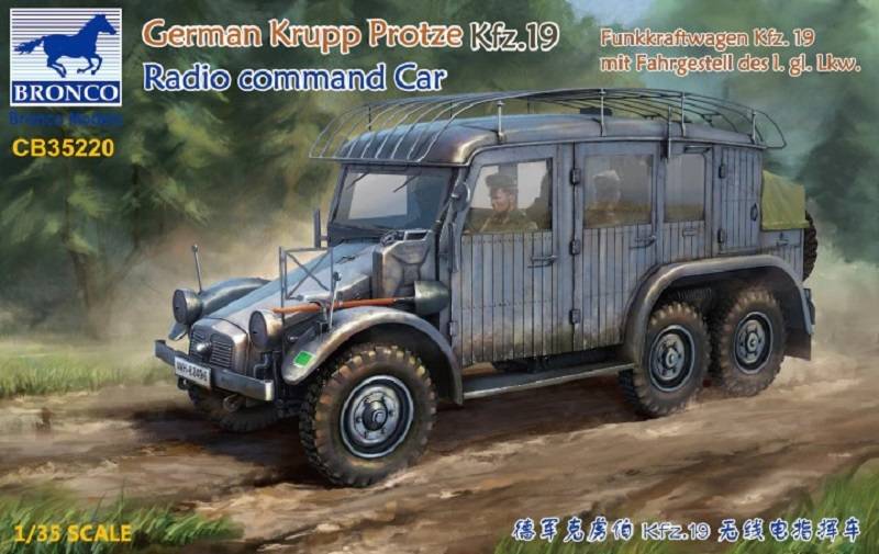 German Krupp Protze Kfz. 19 Radio Command Car