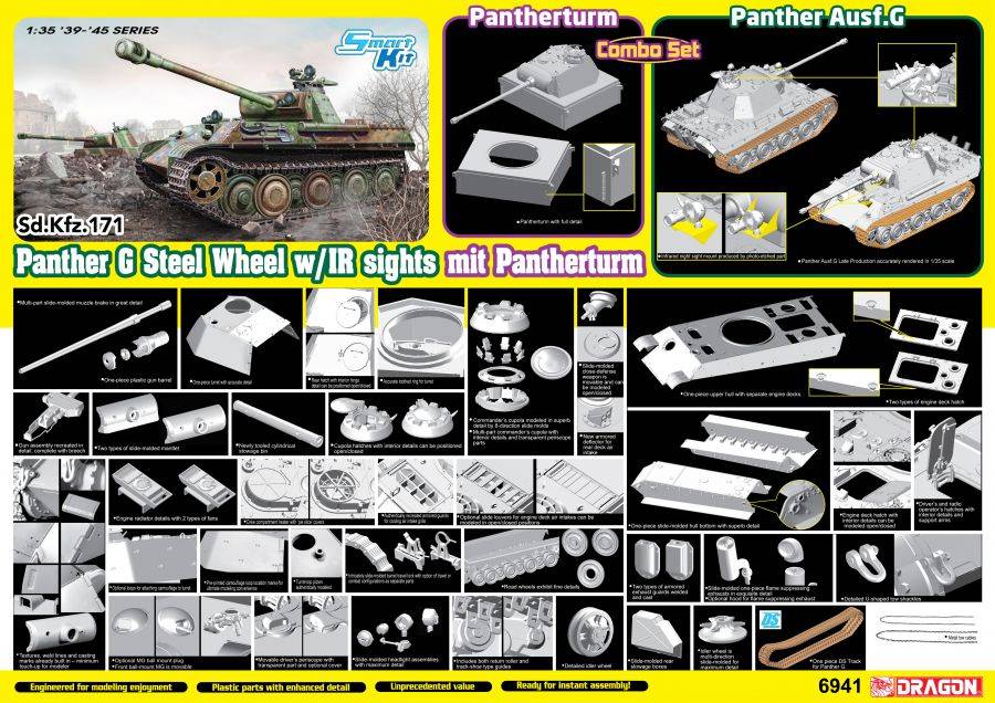 Panther Ausf.G Late Production (Steel Wheel) mit Pantherturm – Image 2