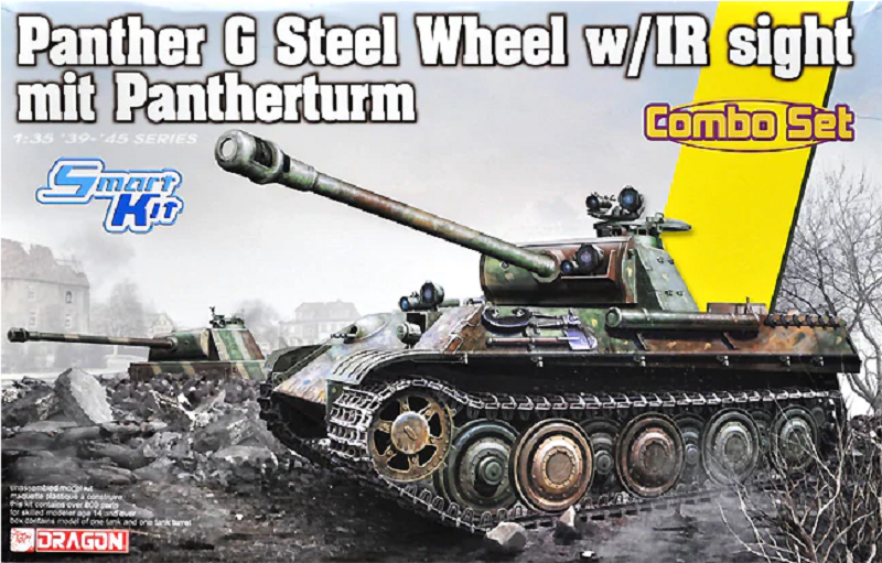 Panther Ausf.G Late Production (Steel Wheel) mit Pantherturm