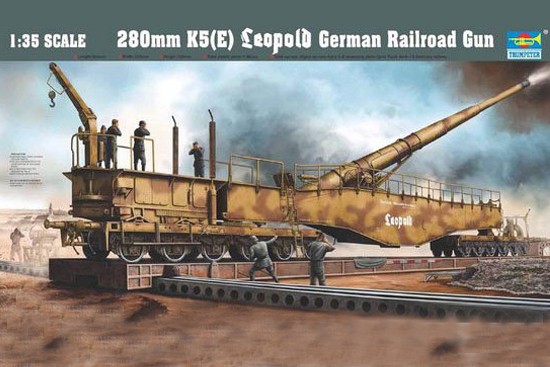 280 mm K5 (E) Léopold German Railroad Gun
