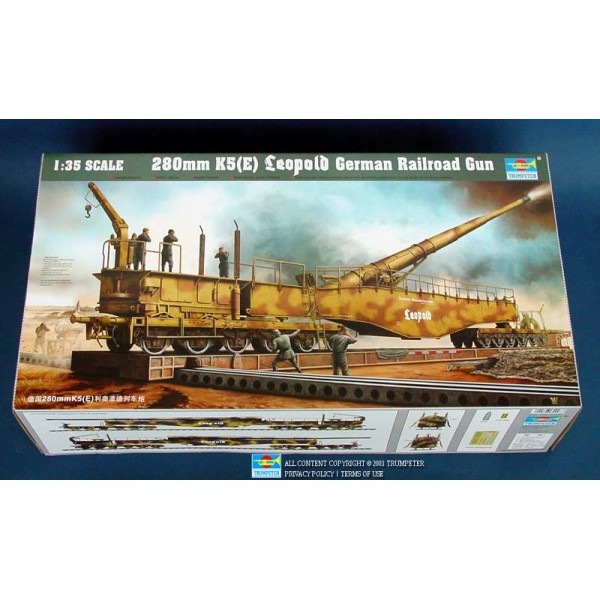 280 mm K5 (E) Léopold German Railroad Gun – Image 2