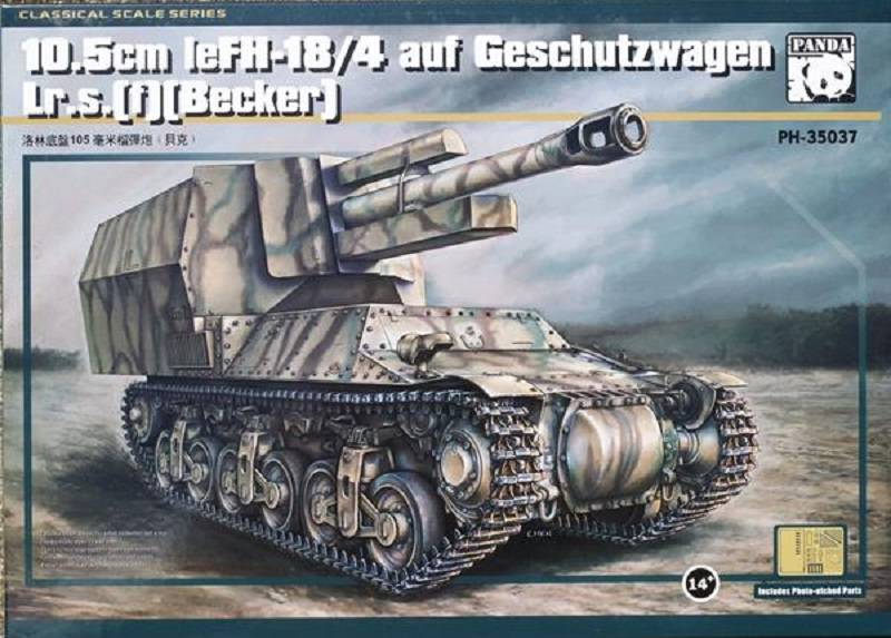 10,5 cm LeFH - 18/4 auf Geschutzwagen Lr.S.(f) (Becker)