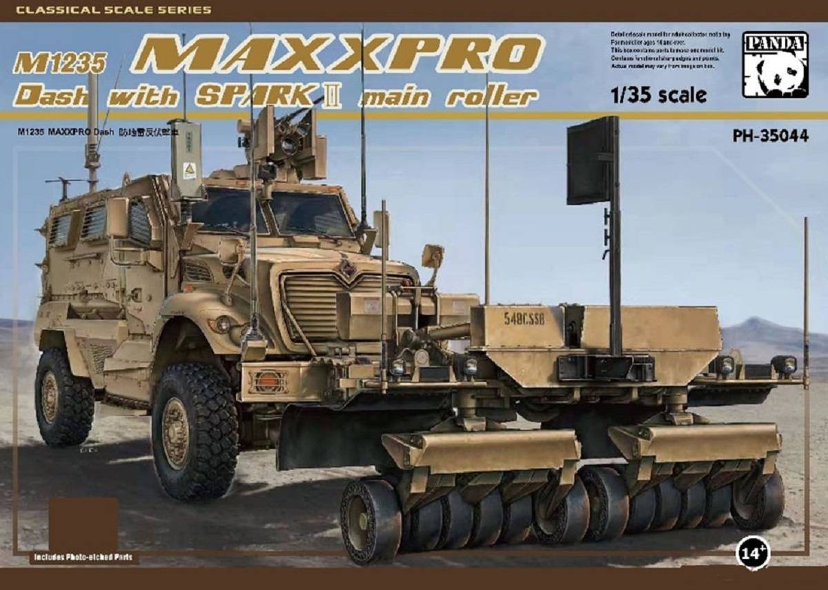 M1235 MaxxPro Dash w/SparkII Main Roller