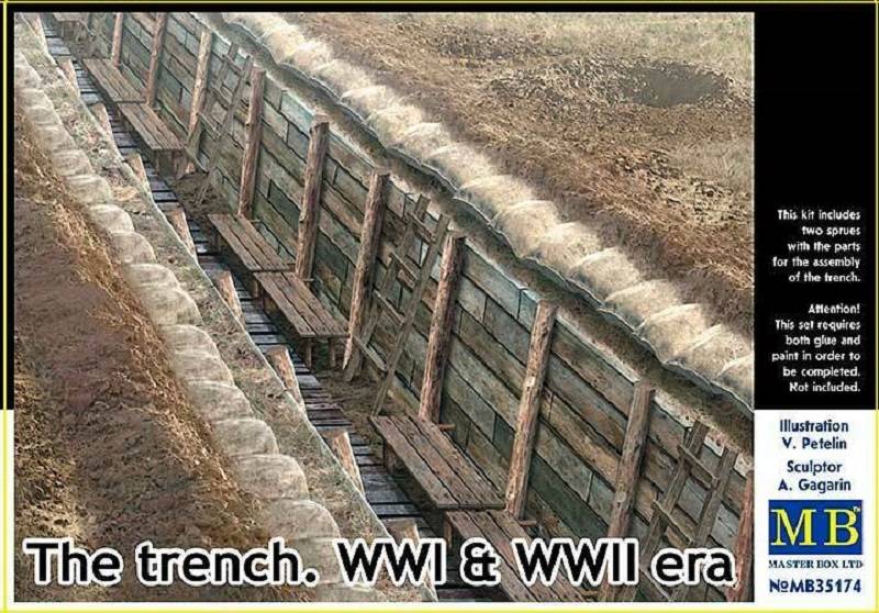 The trench. WWI & WWII era