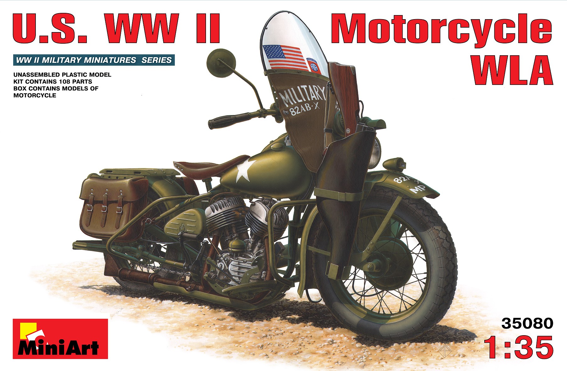 U.S. WW II Motorcycle WLA