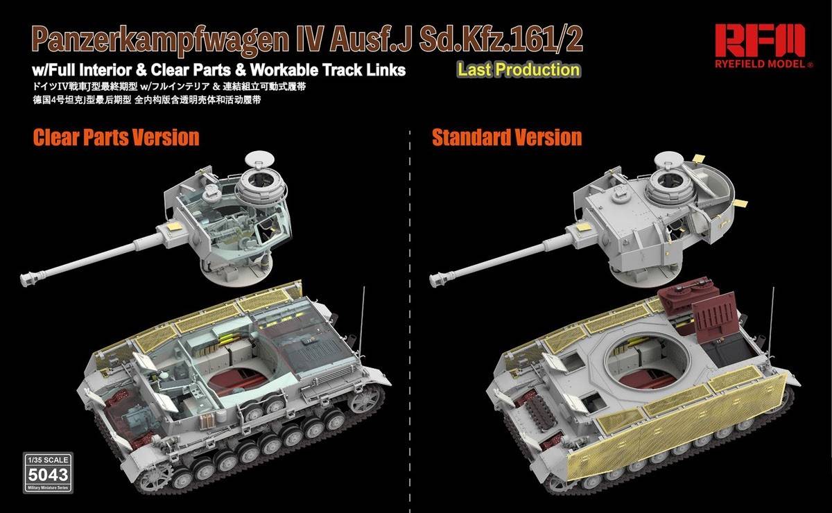 Pz.Kpfw.IV Ausf. J Sd.Kfz.162/2 Last Production With full interior & workable track links – Image 3