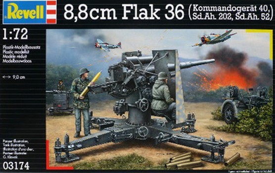 8,8 cm Flak 36 with Sd.Ah. 202, Sd.Ah. 52