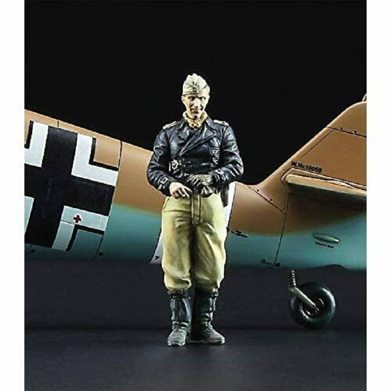 Messerschmitt Bf109F-4 Trop Star of Africa MARSEILLE w/Figure – Image 7