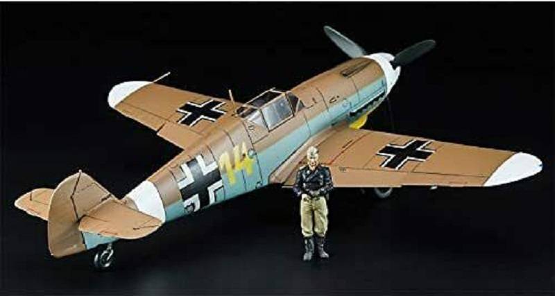Messerschmitt Bf109F-4 Trop Star of Africa MARSEILLE w/Figure – Image 4