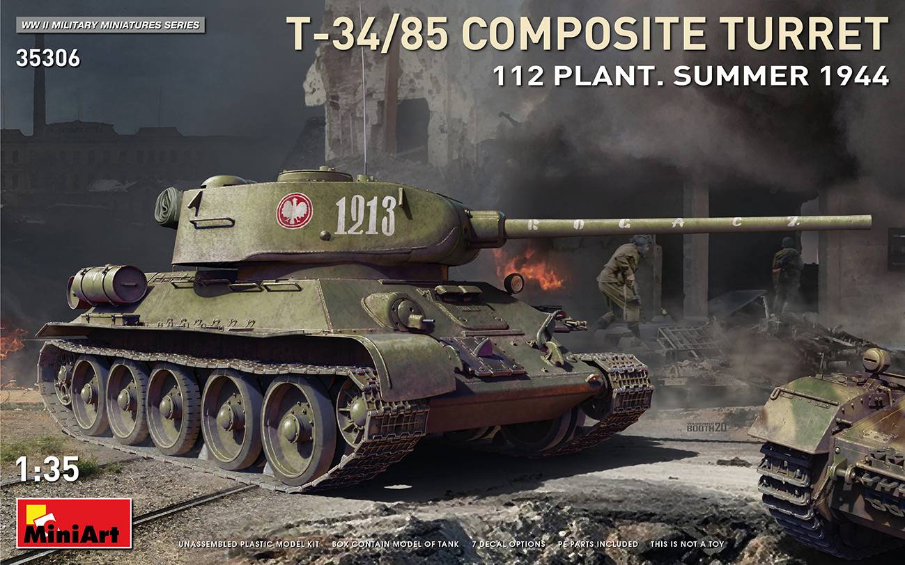 TOURELLE COMPOSITE T-34/85. 112 USINE. ÉTÉ 1944