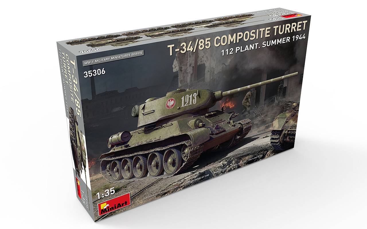 TOURELLE COMPOSITE T-34/85. 112 USINE. ÉTÉ 1944 – Image 2