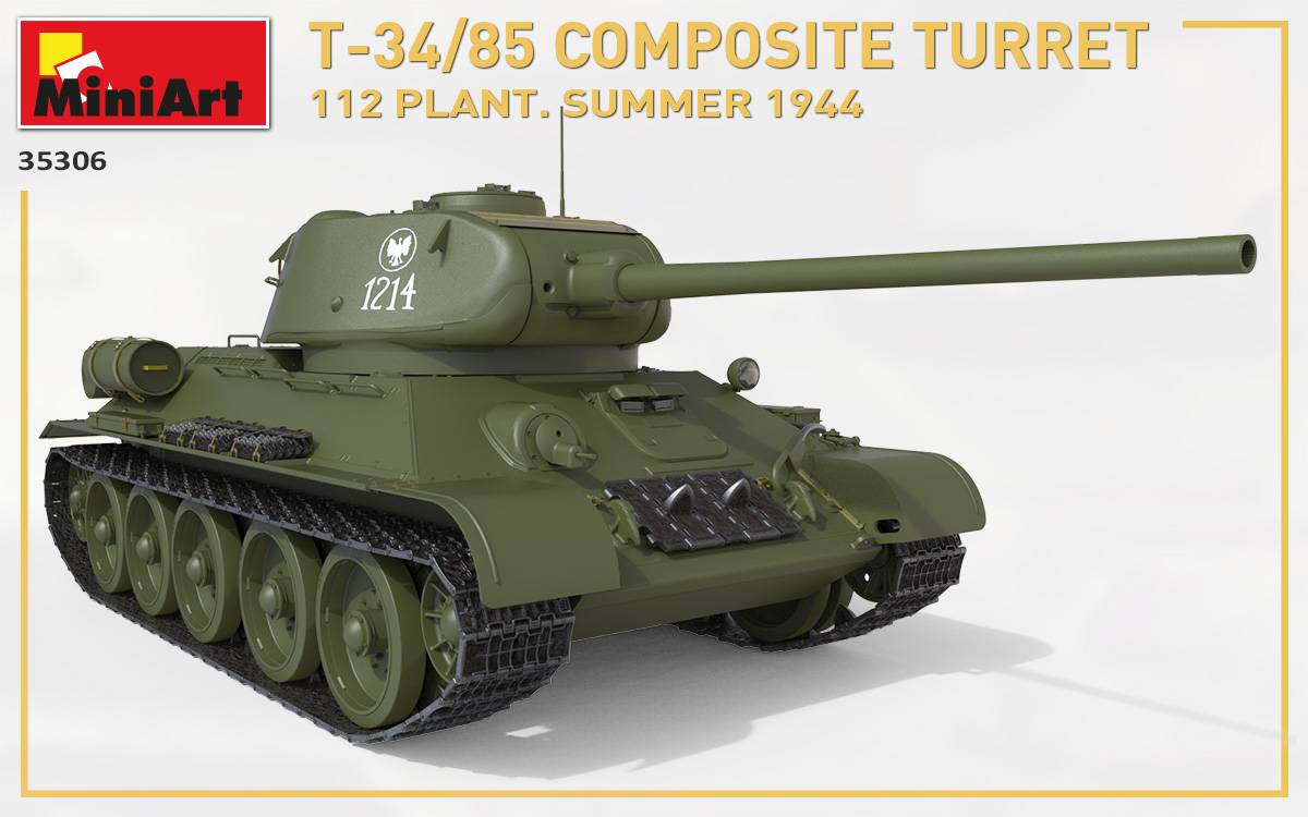 TOURELLE COMPOSITE T-34/85. 112 USINE. ÉTÉ 1944 – Image 4