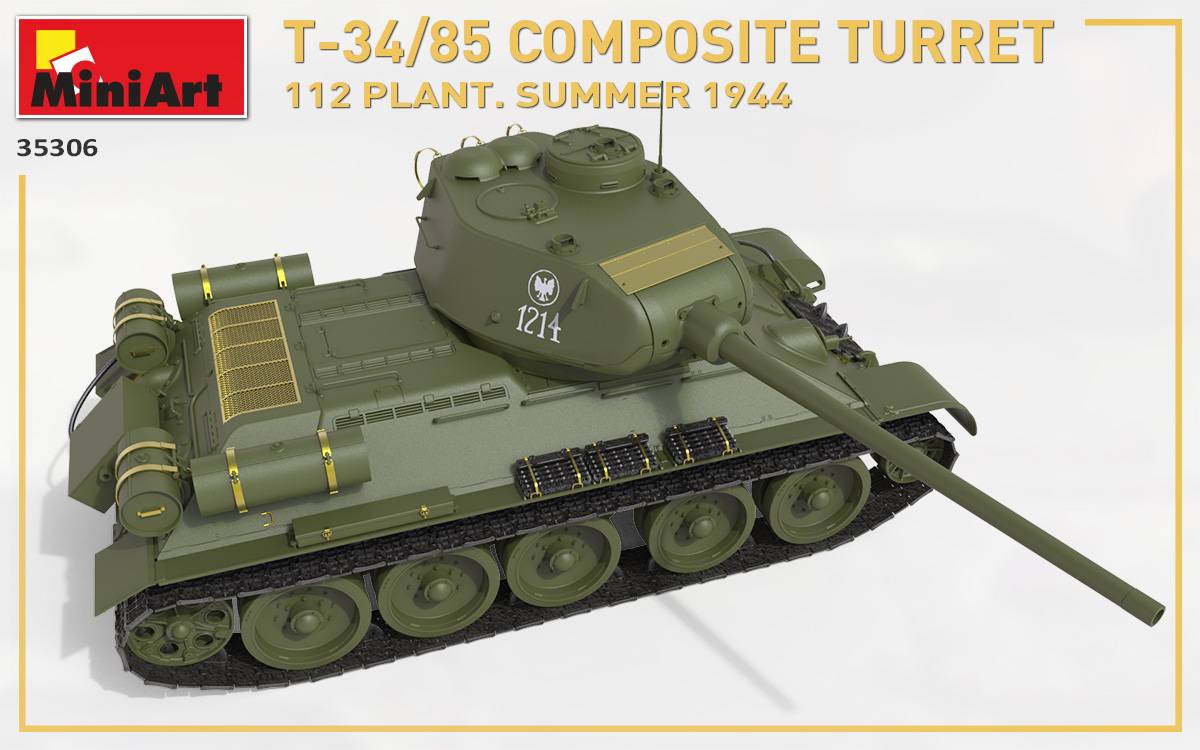TOURELLE COMPOSITE T-34/85. 112 USINE. ÉTÉ 1944 – Image 6