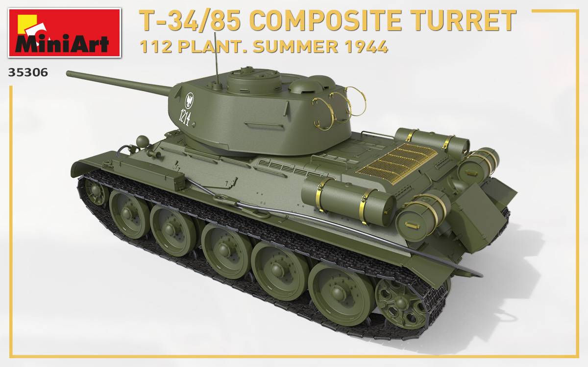 TOURELLE COMPOSITE T-34/85. 112 USINE. ÉTÉ 1944 – Image 7