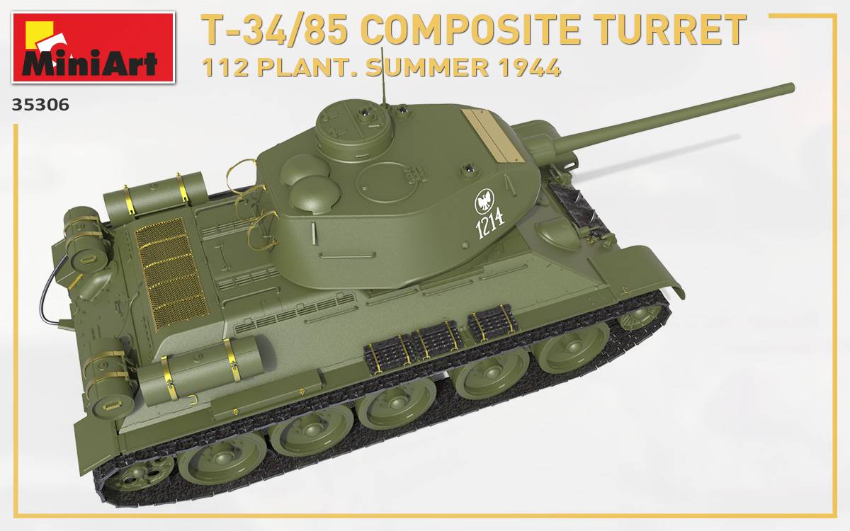 TOURELLE COMPOSITE T-34/85. 112 USINE. ÉTÉ 1944 – Image 8