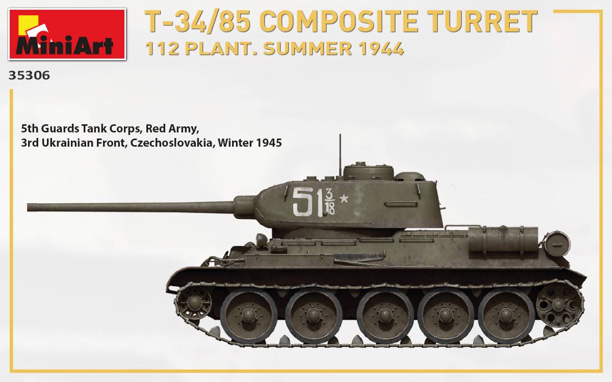 TOURELLE COMPOSITE T-34/85. 112 USINE. ÉTÉ 1944 – Image 9