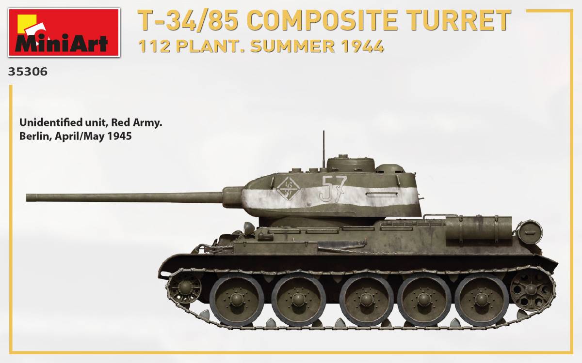 TOURELLE COMPOSITE T-34/85. 112 USINE. ÉTÉ 1944 – Image 12