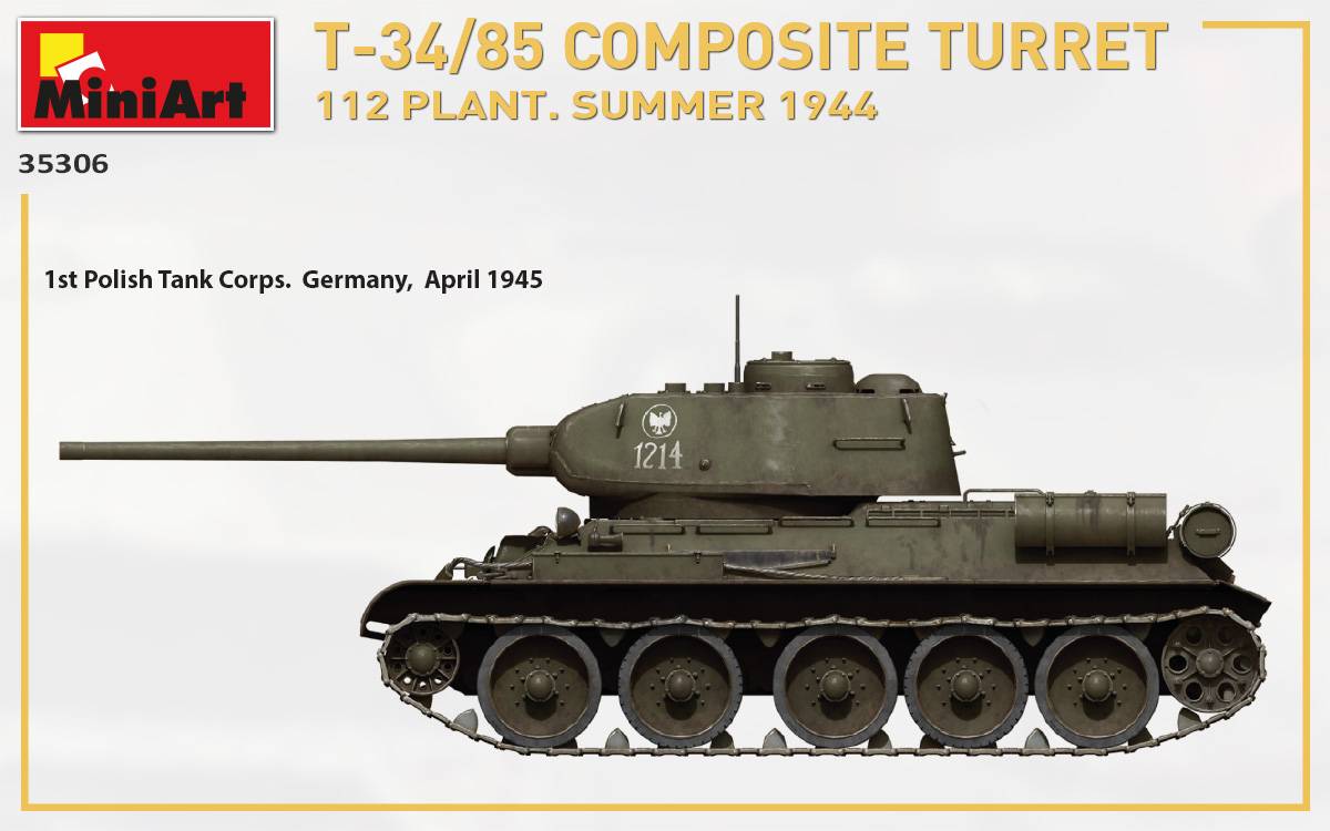 TOURELLE COMPOSITE T-34/85. 112 USINE. ÉTÉ 1944 – Image 15