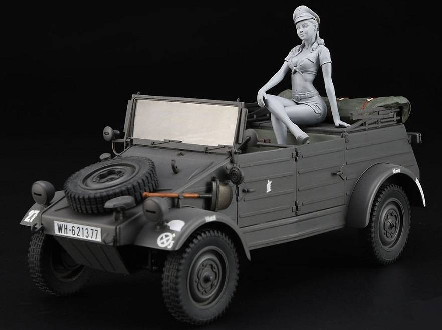 Pkw.K1 KÜBELWAGEN TYPE 82 w/BLOND GIRL’S FIGURE – Image 6