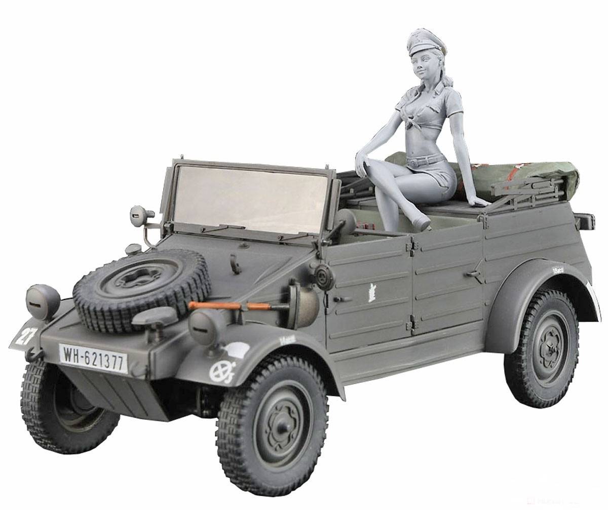 Pkw.K1 KÜBELWAGEN TYPE 82 w/BLOND GIRL’S FIGURE – Image 3