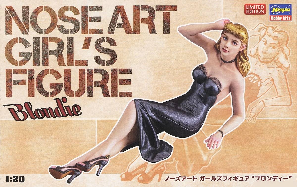 Nose Art Girls Figure Blondie