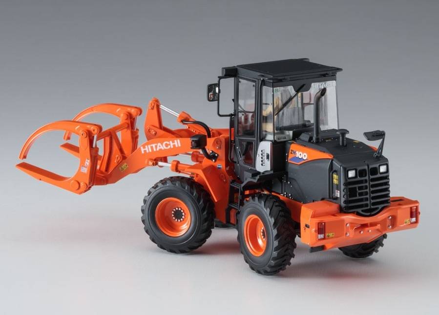 Hitachi Wheel Loader ZW100-6 Log Grapple Working Machine – Image 4