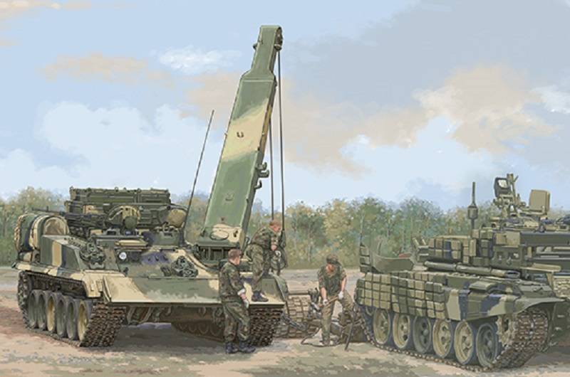 Russian BREM-1M Armoured Recovery Vehicle – Image 2