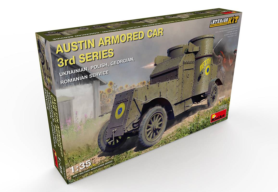 AUSTIN ARMORED CAR 3rd SERIES: UKRAINIAN, POLISH, GEORGIAN, ROMANIAN SERVICE. INTERIOR KIT – Image 9