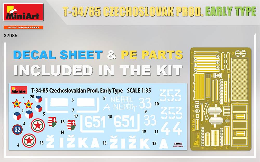 T-34/85 CZECHOSLOVAK PROD. EARLY TYPE – Image 2