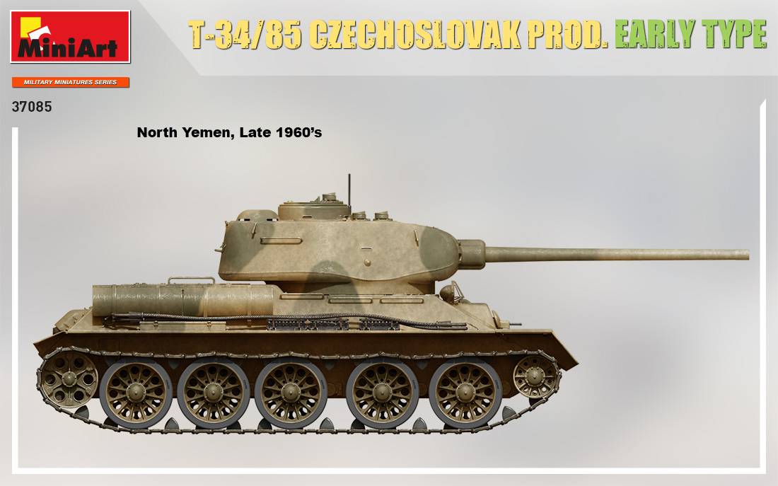 T-34/85 CZECHOSLOVAK PROD. EARLY TYPE – Image 3