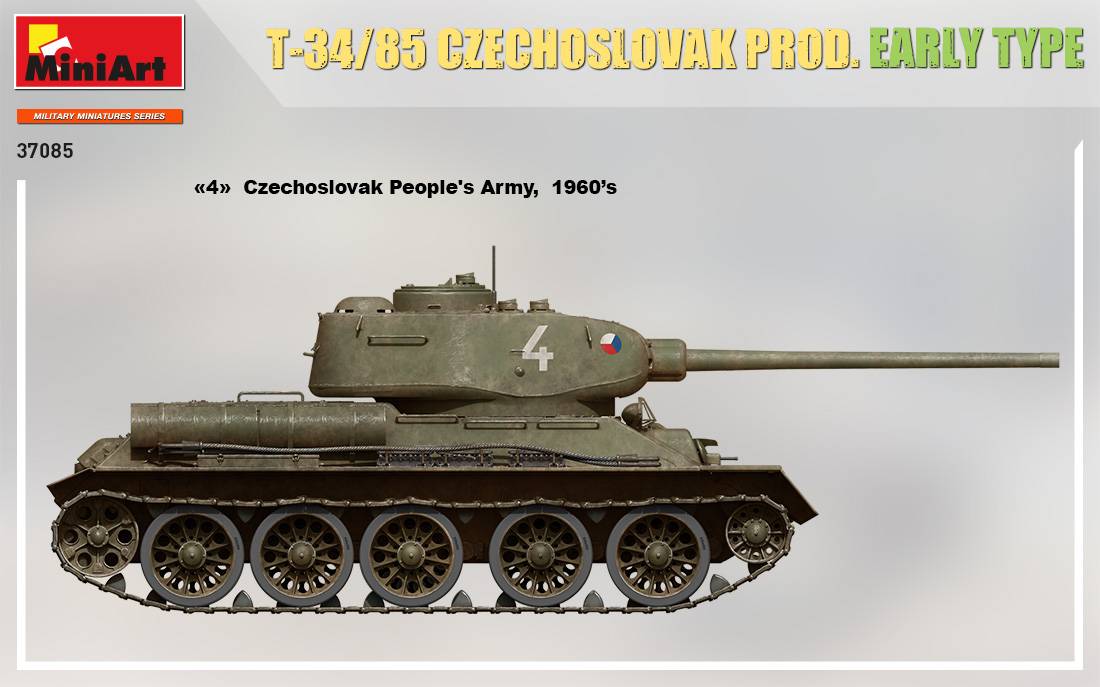 T-34/85 CZECHOSLOVAK PROD. EARLY TYPE – Image 5