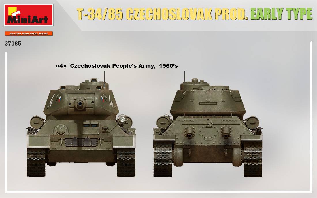 T-34/85 CZECHOSLOVAK PROD. EARLY TYPE – Image 6