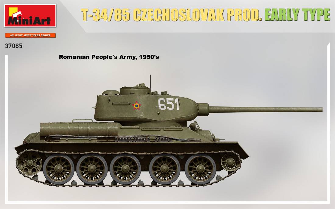 T-34/85 CZECHOSLOVAK PROD. EARLY TYPE – Image 7